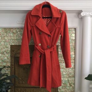 Rustic Orange Peacoat